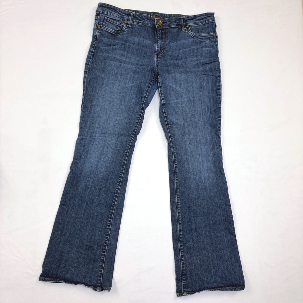 Kut from‎ the Kloth Natalie Bootcut Jeans Medium Wash Womens Size 16